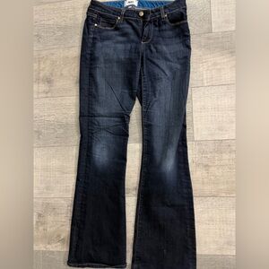 PAIGE Dark Blue Denim Jeans